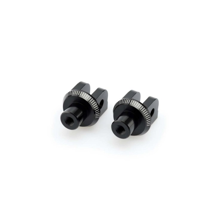 PUIG FOOTPEG ADAPTERS FIXED DRIVER FOR HONDA CROSSRUNNER 11-14 BLACK