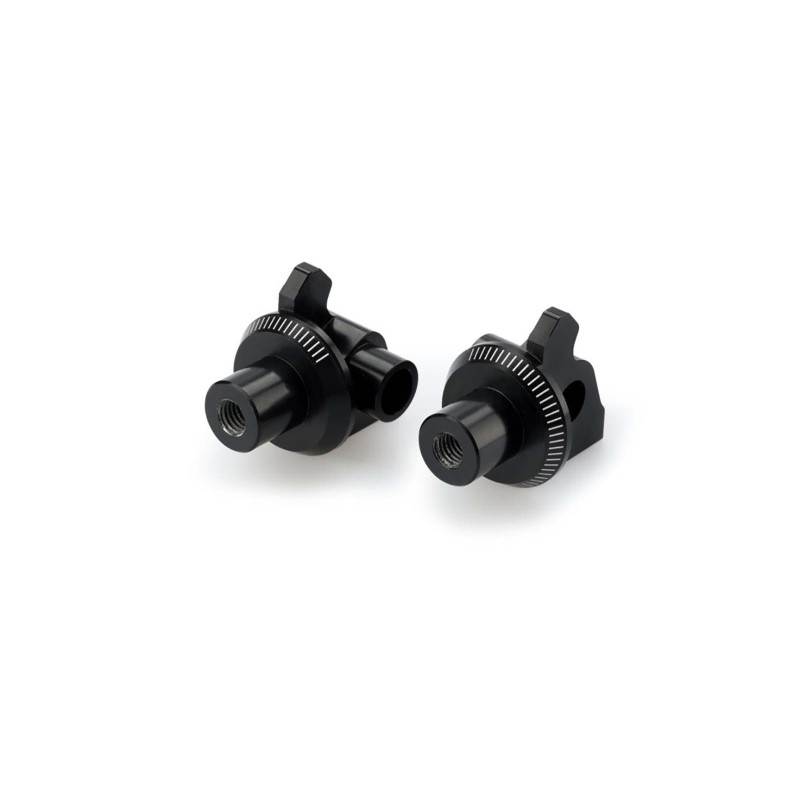 PUIG ADAPTADORES REPOSAPIES CONDUCTOR FIJO APRILIA CAPONORD 1200 13-14 NEGRO