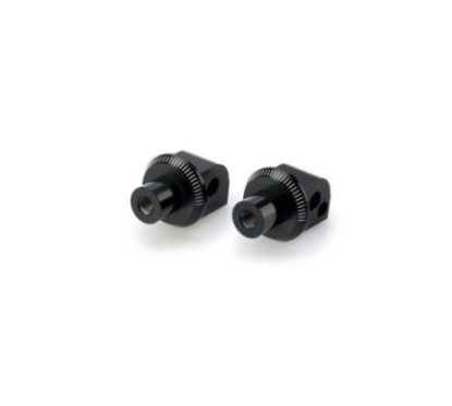 PUIG FOOTPEG ADAPTERS FIXED PASSENGER APRILIA CAPONORD 1200 13-14 BLACK