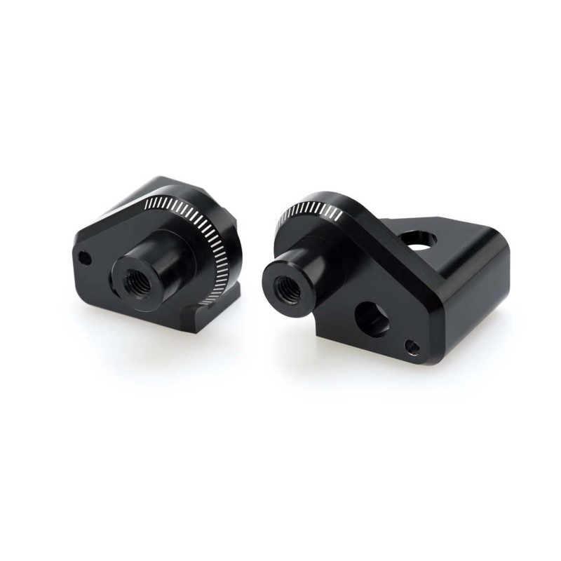 PUIG ADAPTADORES REPOSAPIES CONDUCTOR FIJO YAMAHA XT660Z TENERE 08-16 NEGRO