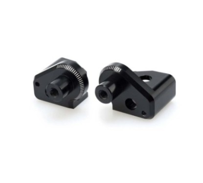 PUIG ADAPTADORES REPOSAPIES CONDUCTOR FIJO YAMAHA XT660Z TENERE 08-16 NEGRO