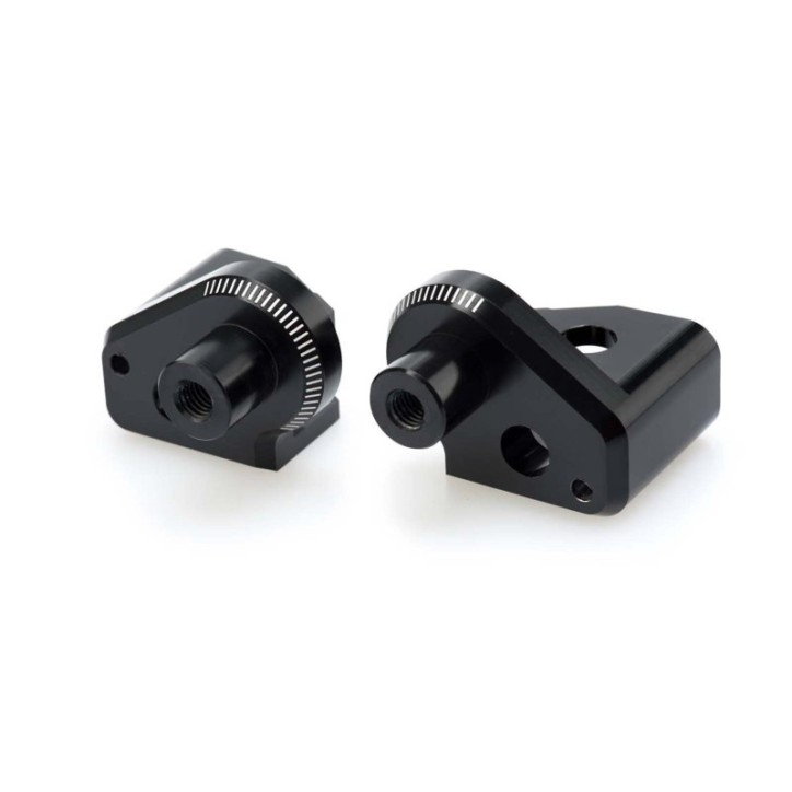 PUIG ADAPTADORES REPOSAPIES CONDUCTOR FIJO PARA YAMAHA XT660Z TENERE 08-16 NEGRO