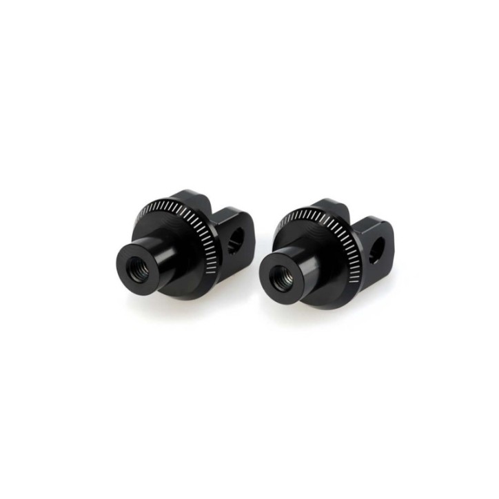 PUIG FOOTPEGS FIXED DRIVER ADAPTERS FOR BMW G310 R 16-24 BLACK