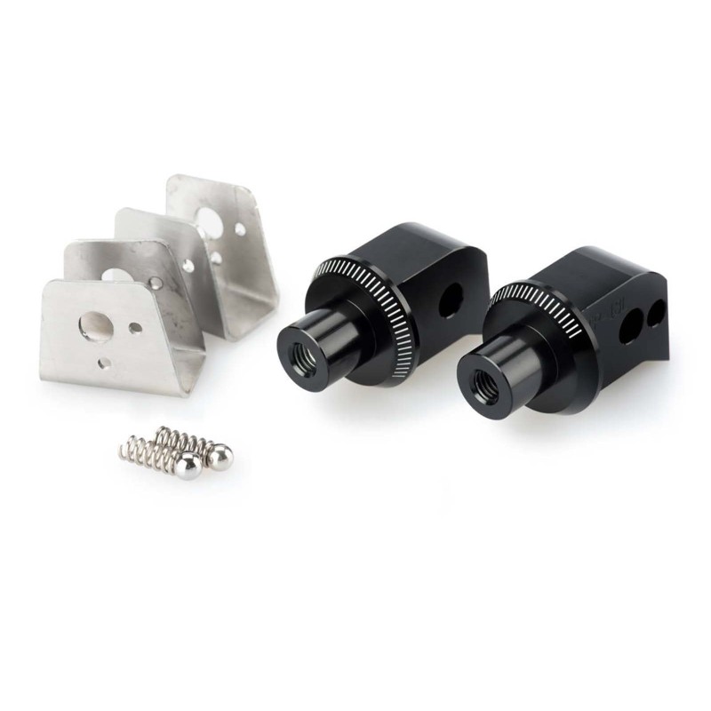 PUIG ADAPTADORES REPOSAPIES FIJO PASAJERO TRIUMPH TIGER 1200 EXPLORER XC 12-15 NEGRO