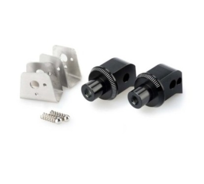 PUIG ADAPTADORES REPOSAPIES FIJO PASAJERO TRIUMPH TIGER 1200 EXPLORER XC 12-15 NEGRO