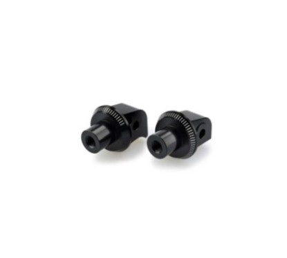 PUIG FOOTPEG ADAPTERS FIXED PASSENGER KYMCO AK 550 17-22 BLACK