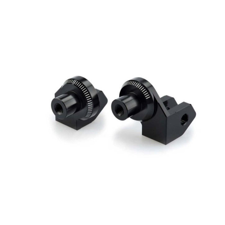 PUIG FOOTPEGS FIXED DRIVER ADAPTERS FOR YAMAHA XV950/R 14-20 BLACK