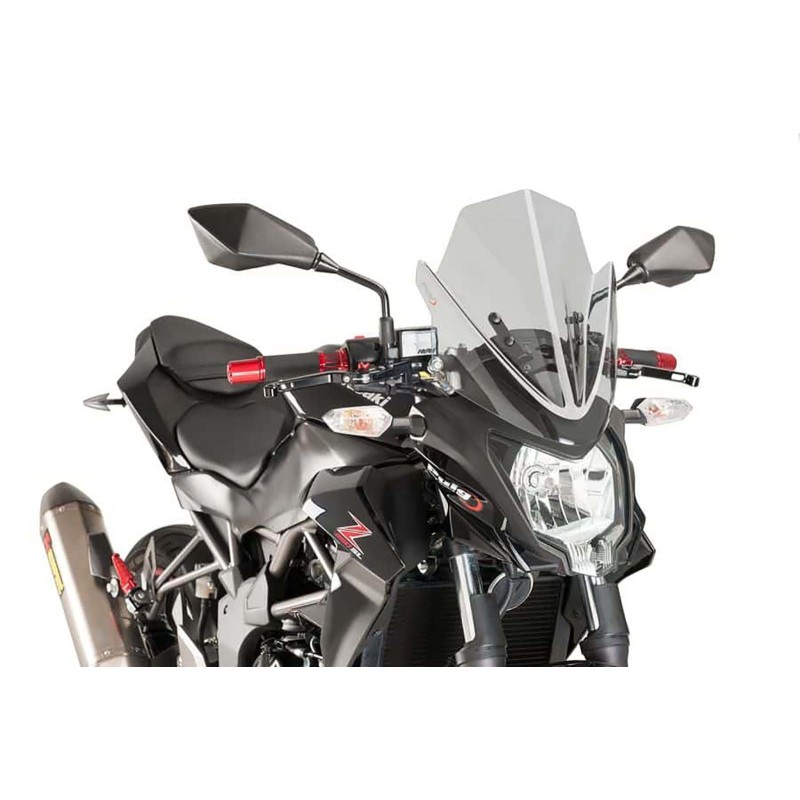 PUIG CUPOLINO NAKED NEW GENERATION SPORT KAWASAKI Z250SL 15'-16' FUME CHIARO