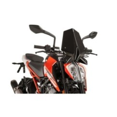 PUIG NAKED SCREEN NG SPORT KTM 125 DUKE 17-23 SCHWARZ