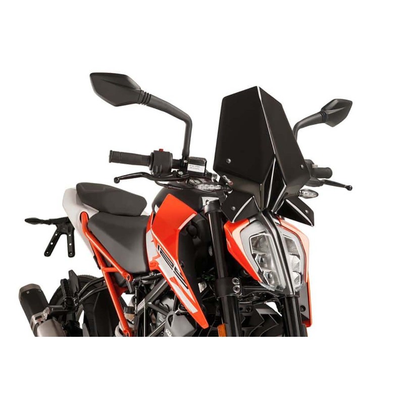 PUIG NAKED SCREEN NG SPORT KTM 125 DUKE 17-23 BLACK