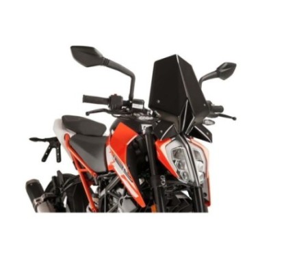 PUIG ECRAN NU NG SPORT KTM 125 DUKE 17-23 NOIR