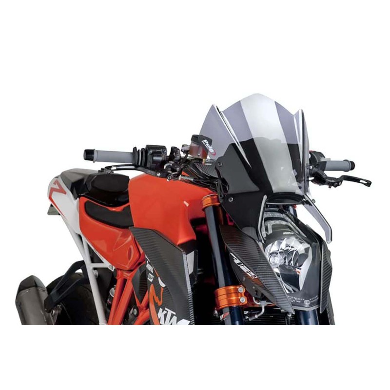 PUIG CUPOLINO NAKED NEW GENERATION SPORT PER KTM 1290 SUPERDUKE R 14'-16' FUME CHIARO