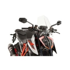 PUIG CUPOLINO NAKED NEW GENERATION SPORT PER KTM 1290 SUPERDUKE R 17'-19' TRASPARENTE