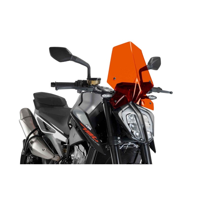 PUIG CUPOLINO NAKED N.G. SPORT PER KTM 890 L DUKE ANNO 21-23' COLORE ARANCIONE