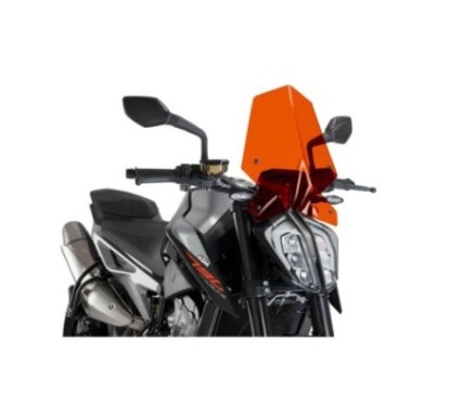 PUIG CUPOLINO NAKED N.G. SPORT PER KTM 890 L DUKE ANNO 21-23' COLORE ARANCIONE