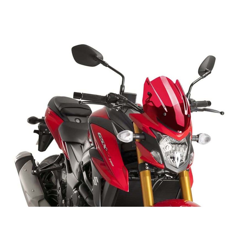 PUIG CUPOLINO NAKED NEW GENERATION SPORT PER SUZUKI GSX-S750 17'-21' ROSSO