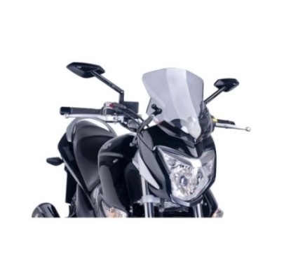 PUIG WINDSCREEN NAKED N.G. SPORT SUZUKI INAZUMA 13-17 LIGHT SMOKE