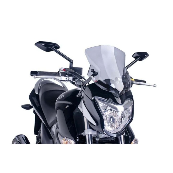 PUIG WINDSCREEN NAKED N.G. SPORT FOR SUZUKI INAZUMA 13-17 CLEAR SMOKE