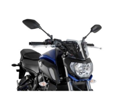 PUIG CUPOLINO NAKED NEW GENERATION SPORT PER YAMAHA MT-07 18-20' FUME CHIARO