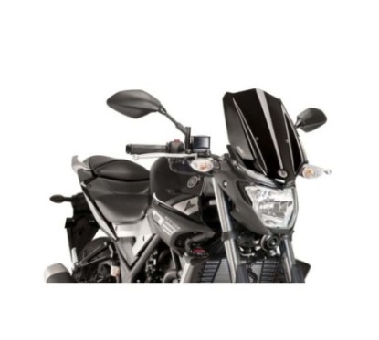 PUIG CUPOLINO NAKED NEW GENERATION TOURING YAMAHA MT-03 16'-19' NERO