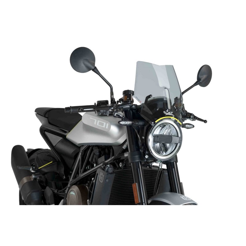 PUIG CUPOLINO NAKED NEW GENERATION SPORT PER HUSQVARNA VITPILEN 701 17-21 FUME CHIARO