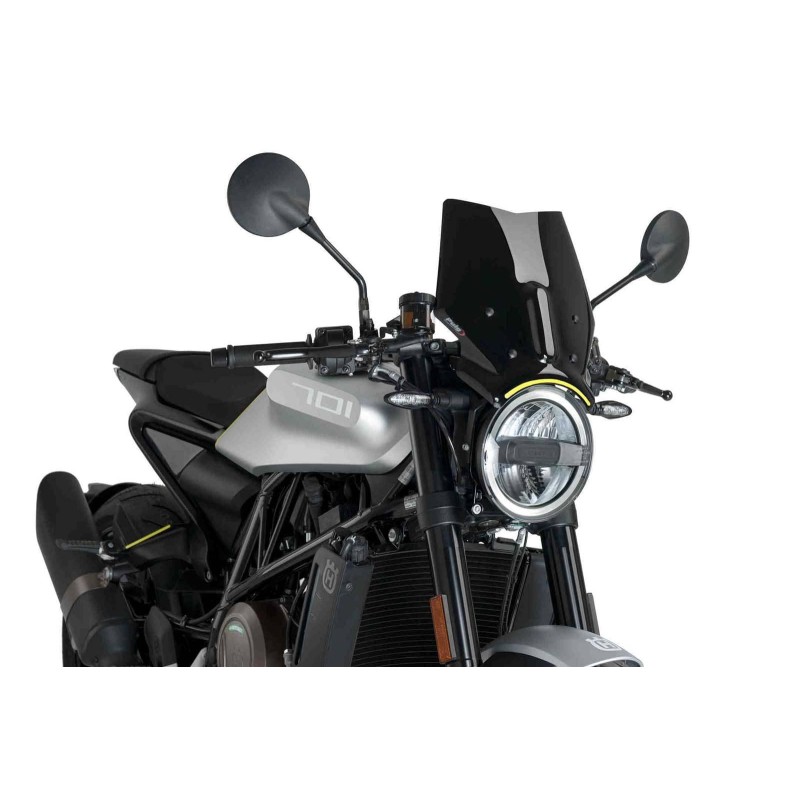 PUIG CUPOLINO NAKED NEW GENERATION SPORT PER HUSQVARNA VITPILEN 701 17-21 NERO