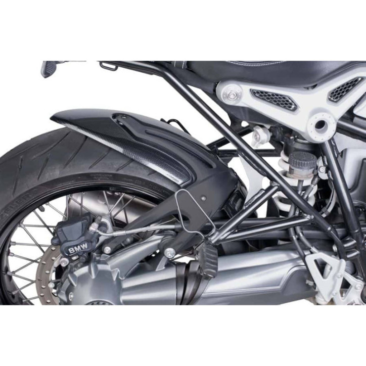 GARDE-BOUE ARRIERE PUIG POUR BMW R12 NINE T 2024 LOOK CARBONE