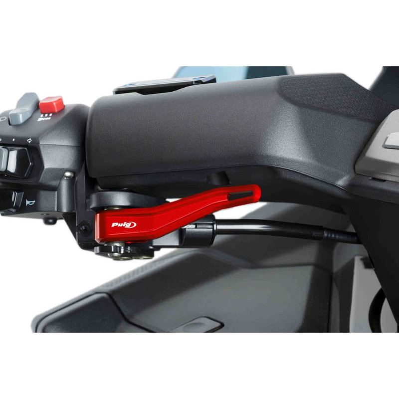 PUIG PARKING BRAKE LEVER KYMCO AK550 PREMIUM 2024 RED