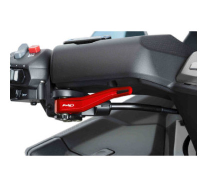 PUIG LEVIER DE FREIN DE STATIONNEMENT KYMCO AK550 PREMIUM 2024 ROUGE