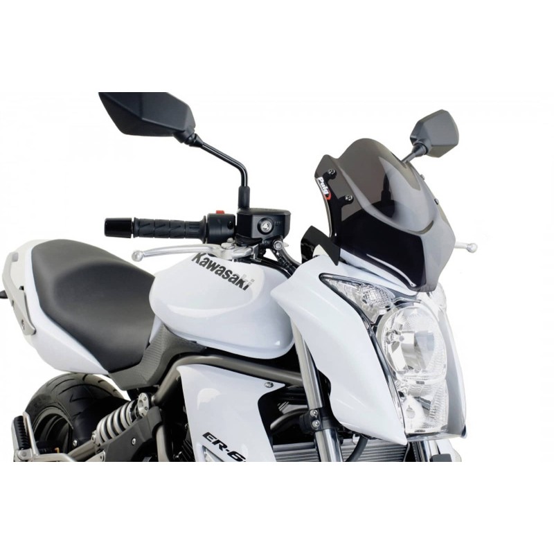 PUIG CUPOLINO NAKED NEW GENERATION SPORT KAWASAKI ER-6N 09'-11' FUME SCURO