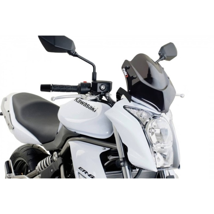 PUIG PARE - BRISE NAKED N.G. SPORT POUR KAWASAKI ER-6N 09-11 FUMEE FONCE