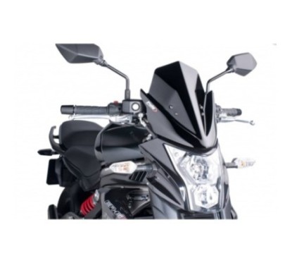 PUIG CUPULA NAKED N.G. SPORT KAWASAKI ER-6N 12-16 NEGRO