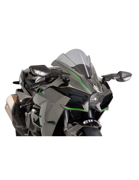Pare-brise Puig Z Racing pour Kawasaki Ninja H2 15-22 fume clair