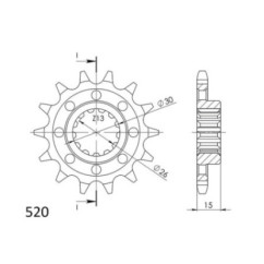 PINON SGR AC P520-D15 BMW HP4 RACE 1000 17 18