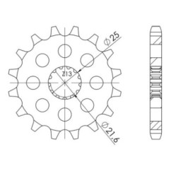 PINON SGR M AC P525-D17 SUZUKI GSX-R 1000 01 02