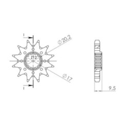 SGR RITZEL S AC P428-D13 GAS GAS MC 17 14 85 22 24