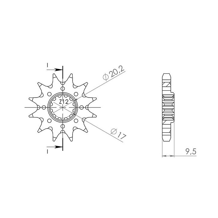 SGR RITZEL S AC P428-D13 GAS GAS MC 17/14 85 22/24