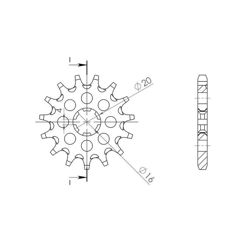 PINON SGR S AC P428-D13 SUZUKI RM RA 85 02 16