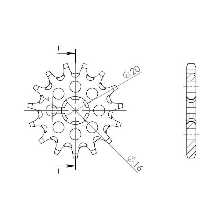 PINON SGR S AC P428-D13 SUZUKI RM RA 85 02/16