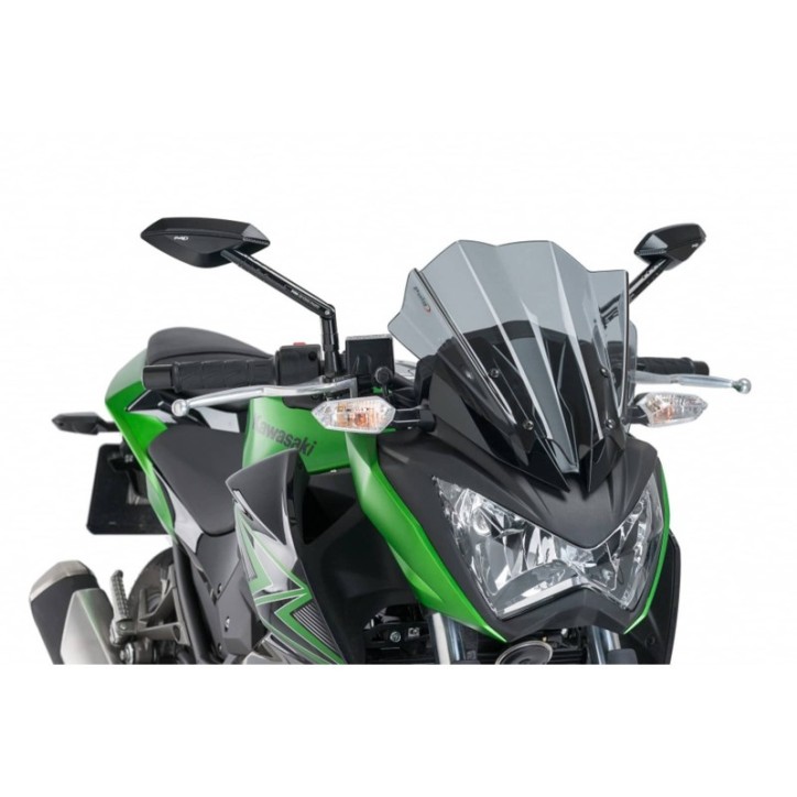 PUIG CUPOLINO NAKED N.G. SPORT PER KAWASAKI Z300 15-17 FUME CHIARO