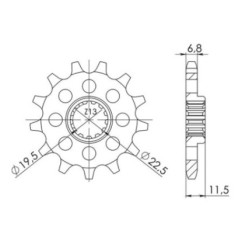 SGR PIGNONE S AC P428-D16 BETA ALP 4T 125 01 03