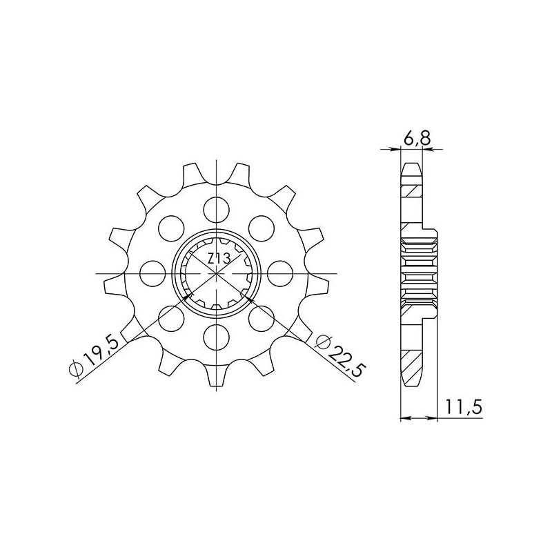 SGR PIGNONE S AC P428-D16 BETA ALP 4T 125 01 03