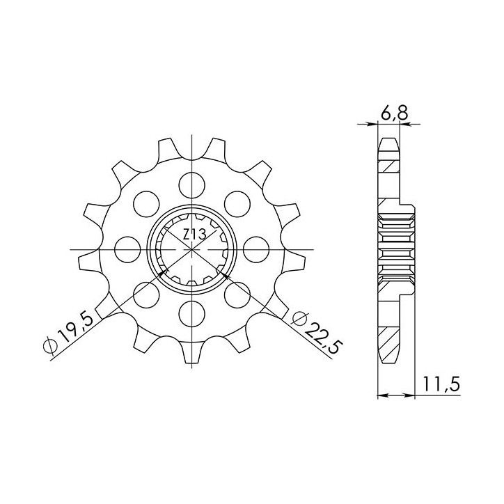 SGR PIGNONE S AC P428-D16 BETA ALP 4T 125 01/03