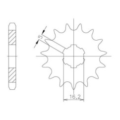 PINON SGR S AC P520-D10 GAS GAS PAMPERA 125 96 01