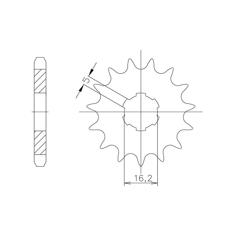 PINON SGR S AC P520-D10 GAS GAS PAMPERA 125 96 01