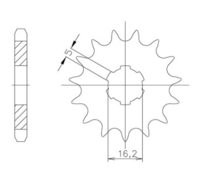 PINON SGR S AC P520-D10 GAS GAS PAMPERA 125 96 01