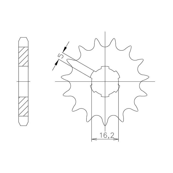 PINON SGR S AC P520-D10 GAS GAS PAMPERA 125 96/01