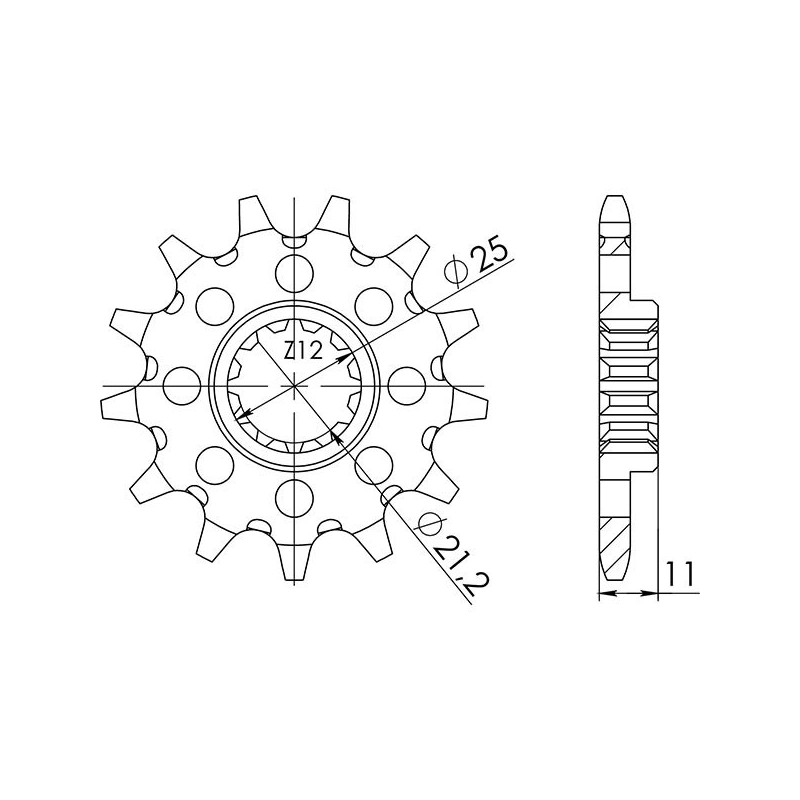 PINON SGR S AC P520-D12 HUSQVARNA TC 4T 250 06 08