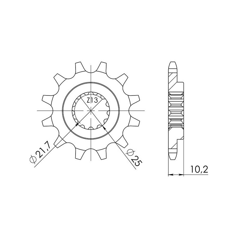 PINON SGR S AC P520-D12 KAWASAKI KEF A LAKOTA 2WD 300 95 00