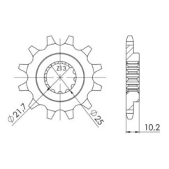 PINON SGR S AC P520-D12 KAWASAKI KEF B LAKOTA SPORT 2WD 300 01 03